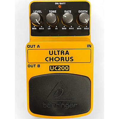 Behringer Used Behringer UC200 Stereo Chorus Effect Pedal