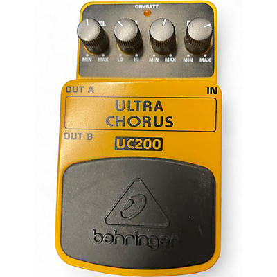Used Behringer UC200 Stereo Chorus Effect Pedal
