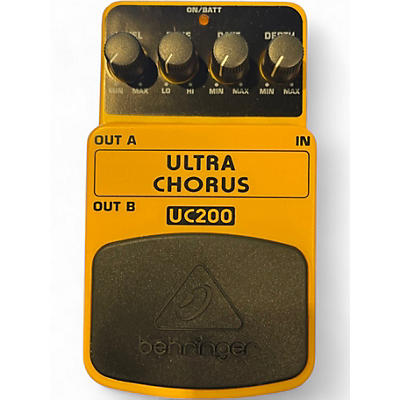 Used Behringer UC200 Stereo Chorus Effect Pedal