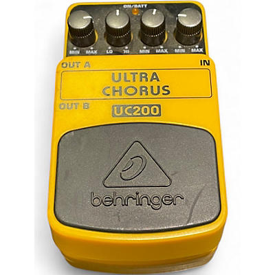Used Behringer UC200 Stereo Chorus Effect Pedal
