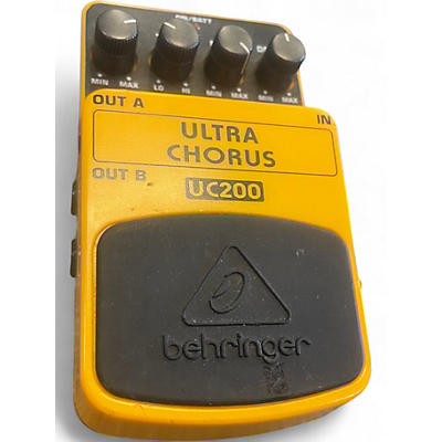 Used Behringer UC200 Stereo Chorus Effect Pedal