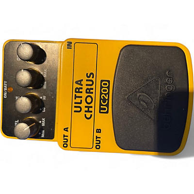 Used Behringer UC200 Stereo Chorus Effect Pedal