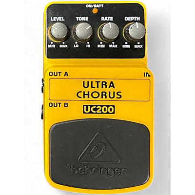 Used Behringer UC200 Stereo Chorus Effect Pedal