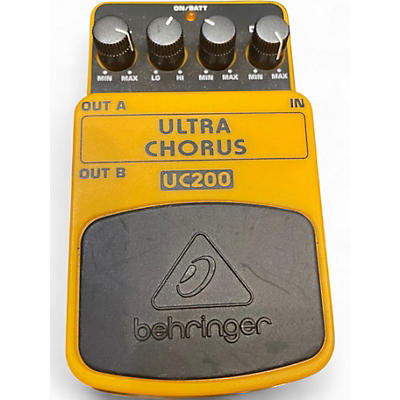 Used Behringer UC200 Stereo Chorus Effect Pedal