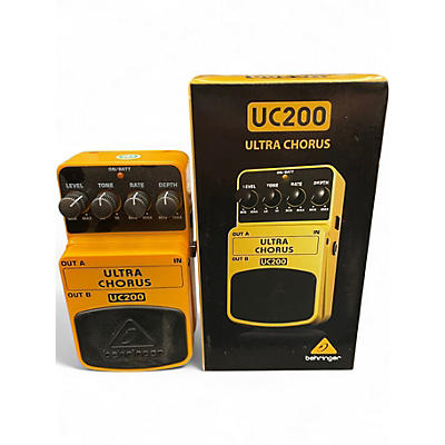 Used Behringer UC200 Stereo Chorus Effect Pedal