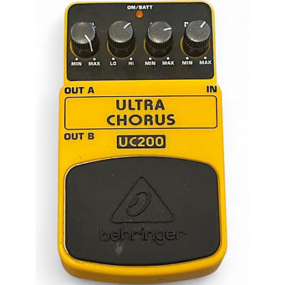 Used Behringer UC200 Stereo Chorus Effect Pedal