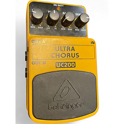 Used Behringer UC200 Stereo Chorus Effect Pedal