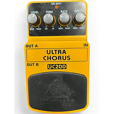 Used Behringer UC200 Stereo Chorus Effect Pedal
