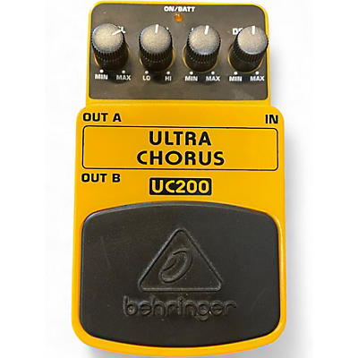 Used Behringer UC200 Stereo Chorus Effect Pedal