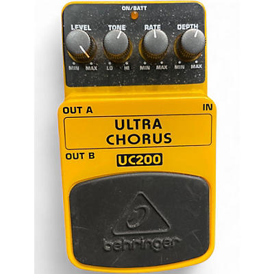 Used Behringer UC200 Stereo Chorus Effect Pedal