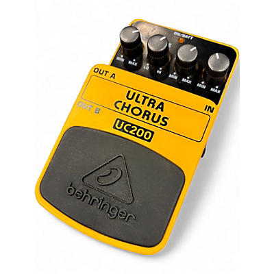 Used Behringer UC200 Stereo Chorus Effect Pedal