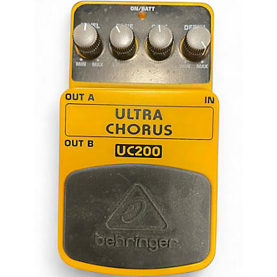 Used Behringer UC200 Stereo Chorus Effect Pedal
