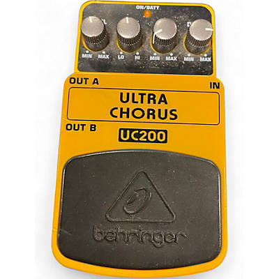 Used Behringer UC200 Stereo Chorus Effect Pedal