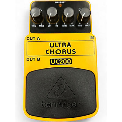 Used Behringer UC200 Stereo Chorus Effect Pedal