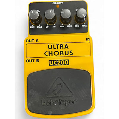 Used Behringer UC200 Stereo Chorus Effect Pedal