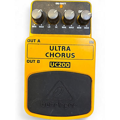 Used Behringer UC200 Stereo Chorus Effect Pedal