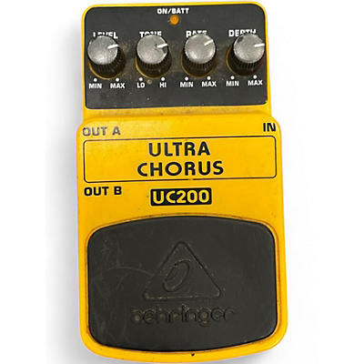 Used Behringer UC200 Stereo Chorus Effect Pedal