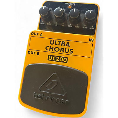 Used Behringer UC200 ULTRA CHORUS Effect Pedal