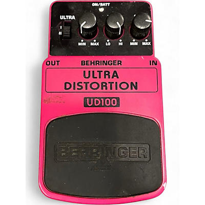 Used Behringer UD100 Ultra Distortion Effect Pedal