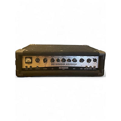 Used Behringer ULTRA BASS BX4500H Bass Amp Head