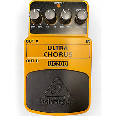 Used Behringer ULTRA CHORUS UC200 Effect Pedal