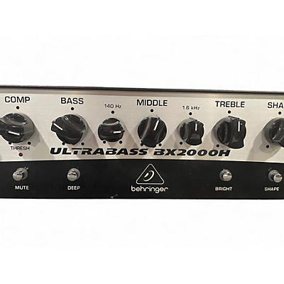 Used Behringer ULTRABASS B2000H Bass Amp Head