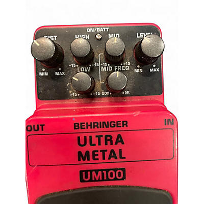 Used Behringer UM100 Effect Pedal