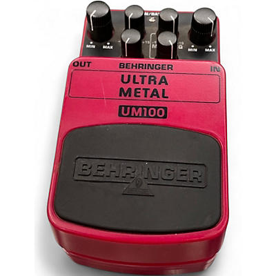 Used Behringer UM100 ULTRA METAL Effect Pedal