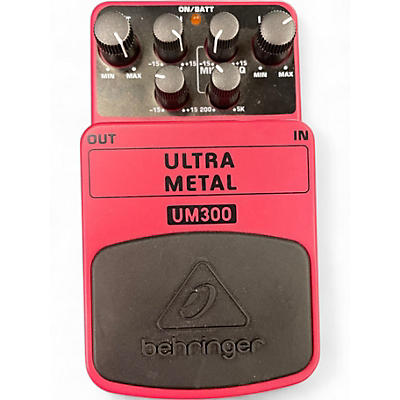 Used Behringer UM300 Ultra Metal Distortion Effect Pedal
