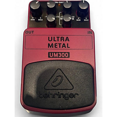 Used Behringer UM300 Ultra Metal Distortion Effect Pedal