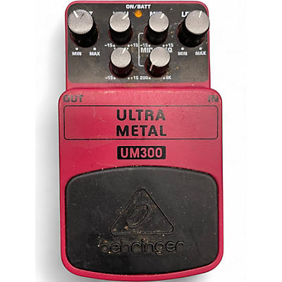 Used Behringer UM300 Ultra Metal Distortion Effect Pedal