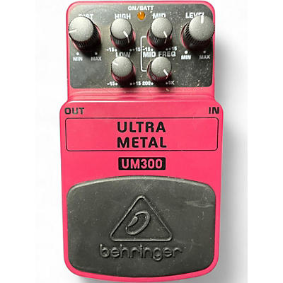 Used Behringer UM300 Ultra Metal Distortion Effect Pedal