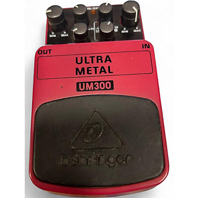 Used Behringer UM300 Ultra Metal Distortion Effect Pedal