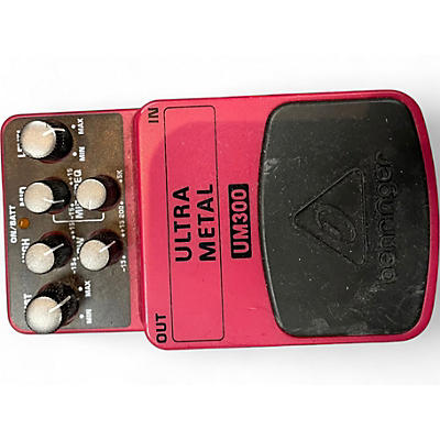 Used Behringer UM300 Ultra Metal Distortion Effect Pedal