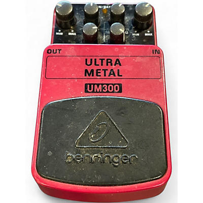Used Behringer UM300 Ultra Metal Distortion Effect Pedal