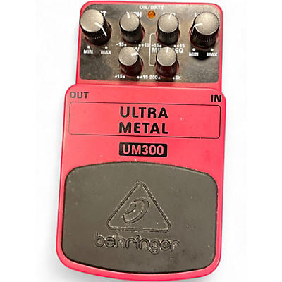 Used Behringer UM300 Ultra Metal Distortion Effect Pedal