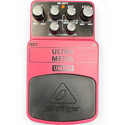 Used Behringer UM300 Ultra Metal Distortion Effect Pedal