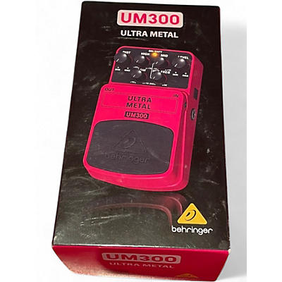 Used Behringer UM300 Ultra Metal Distortion Effect Pedal