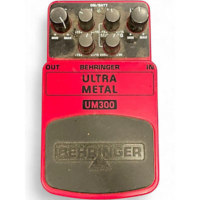 Used Behringer UM300 Ultra Metal Distortion Effect Pedal