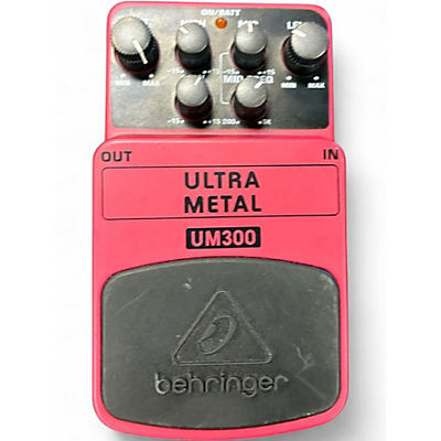 Used Behringer UM300 Ultra Metal Distortion Effect Pedal