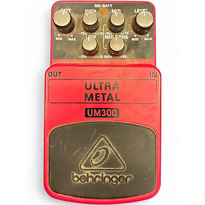 Used Behringer UM300 Ultra Metal Distortion Effect Pedal