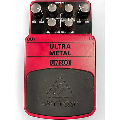 Used Behringer UM300 Ultra Metal Distortion Effect Pedal