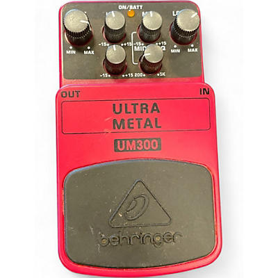 Used Behringer UM300 Ultra Metal Distortion Effect Pedal