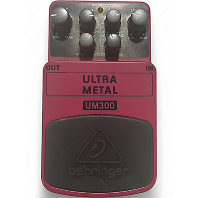 Used Behringer UM300 Ultra Metal Distortion Effect Pedal