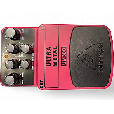 Used Behringer UM300 Ultra Metal Distortion Effect Pedal