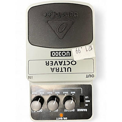 Used Behringer UO300 Ultra Octaver Effect Pedal