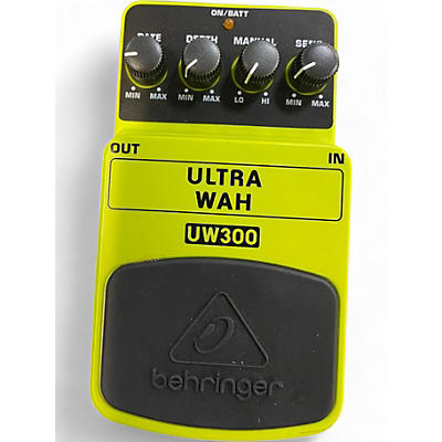 Used Behringer UW300 ULTRA WAH Effect Pedal