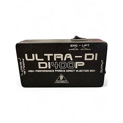 Used Behringer Ultra-DI  DI400p Passive Direct Box Power Amp