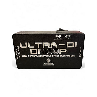 Used Behringer Ultra-DI  DI400p Passive Direct Box Power Amp