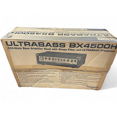 Used Behringer Ultrabass BX4500H Bass Amp Head